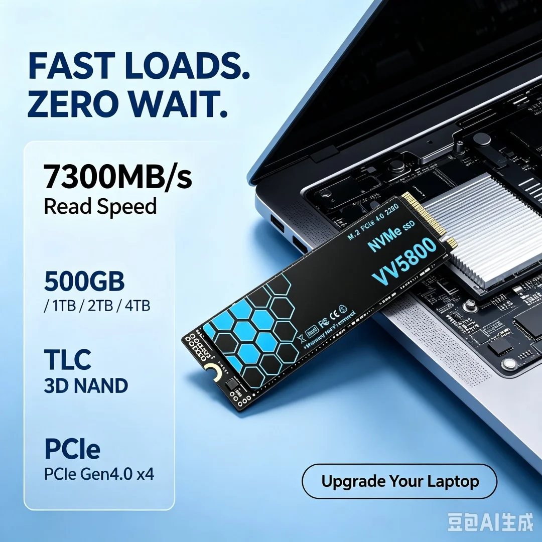 VV5800 SSD NVMe M.2 7300MB/s D - Ssd 500Gb review and price