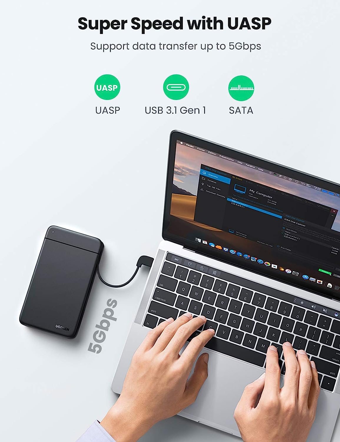 UGREEN USB C Hard Drive Enclos - External Ssd review and price