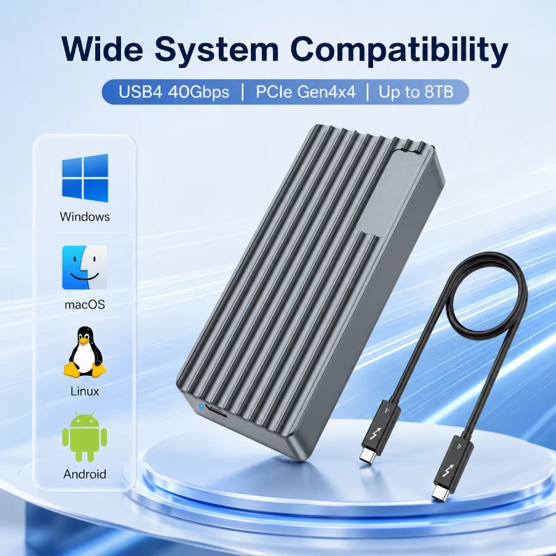 TBT3/USB4 M.2 NVMe SSD Enclosu - External Ssd review and price