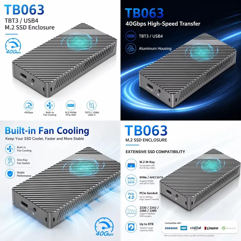 AP01 for Active Cooled 3 USB4  - Nvme Ssd review and price